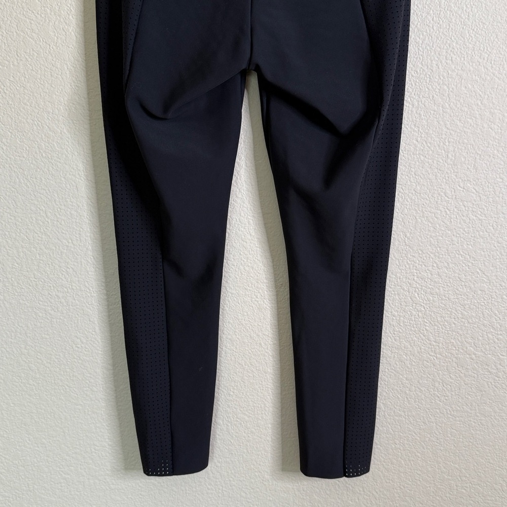 Athleta Stellar crop ankle pant women’s small black moto EUC - Picture 7 of 7